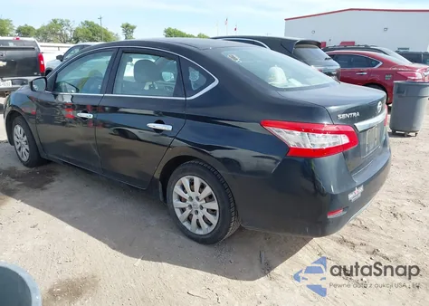 2013 Nissan Sentra S z USA, uszkodzony, nr VIN 3N1AB7AP4DL611955